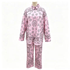 Bohemia Colorful Printing T-Shirt Pant Women 2 Piece Set Loose
