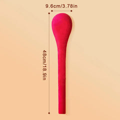 High Elasticity Latex Velvet Massage Pat Fu Character Slap Stick Massager Back Pain Relief Portable Body Vibration Hammer