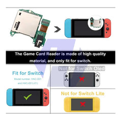 Universal for Switch V1 V2 Console Gamepad Game Host Card Slot Board Game Cartridge Reader Slot with Earphone Headset Port
