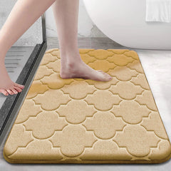 Memory Foam Bathroom Rug Anti-slip bathroom mat ultra Soft floor mat Non-Slip Water Absorbent and Machine Washable