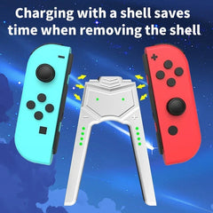 Charging Grip Controllers, Handle Bracket Charger Dock Compatible with Switch/Lite/OLED Console Accessories