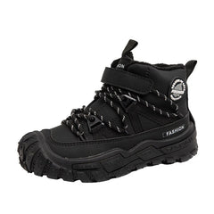 Kids Sneakers Anti-slip Wear-resistant Hiking Shoes for Children Boys Winter Outdoor Sports Shoes Warm Cotton Snow Boots for Kid