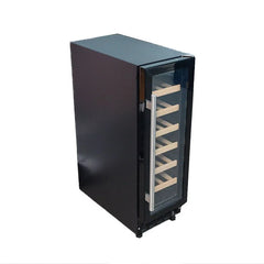 Commercial & Household Mini Bar Refrigerator Built-in LED Light Small Freestanding Wine & Beverage Chiller Coolers Cabinet