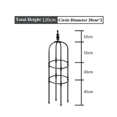 Plant Climbing Supporter Climbing Plant Support  Frame Outdoor Flower  Vines Pot Stand Garden Climbing Frame Indoor Floral Decor