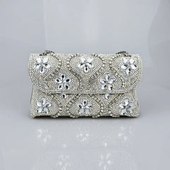 New fashion Rhinestone Handmade Shoulder Bag High Quality Shoulder Crossbody Evening Bag