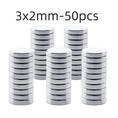 Strong Round Magnets for Fridge, DIY, Projects, Science, Office 3x1 3x2 5x1 5x2 8x1 8x2