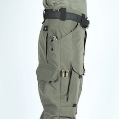 Tactical Cargo Pants for Men Multi Pocket Wear Resistant Outdoor Hiking Training Military Loose Fit Casual