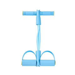 6 Tube Foot Pedal Resistance Band Elastic Pull Rope Abdominal Trainer Home Yoga Slim Leg Arm Back Fitness Workout Equipment
