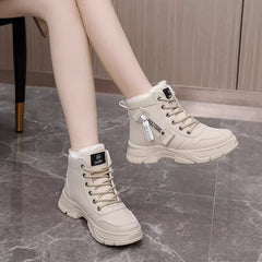 Women's Ankle Boot, Short Boot, Winter Boot with Thick Lining and Insulation, Stylish and Versatile, Thick-Soled Winter Boot