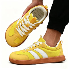 Women's Wide Foot Sports Shoes, German Training Shoes Trendy Shoes Minimalist Retro Fashion Breathable Mesh Casual Walking Shoes