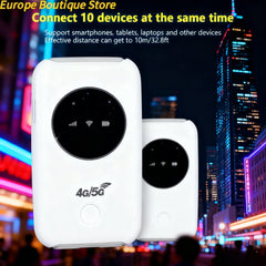 2026 NEW 300Mbps 4G 5G Portable Router USB Powered Pocket WiFi Mobile Hotspot Asian European Version Pocket Internet