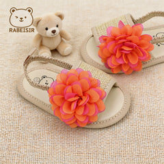 Girls' Front-Walking Shoes for Spring and Summer Baby Sandals 0-6-12-18 Months