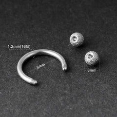 31 Styles 16G Surgical Steel 1 Pcs Nose Septum Rings Piercing Jewelry