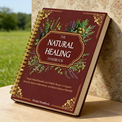 Spiral Bound Herbal Healing Book | Heart Health Blood Pressure Focus Recipes