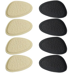 8 pcs Soft Forefoot Pads For High-heeled Shoes, Non-slip Half Insoles, Comfortable Forefoot Cushions For Foot Care