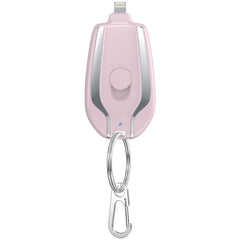 2025 New 1500mAh Mini Keychain Emergency Power Bank Portable Power Bank Keychain Emergency Charger for iPhone13 12 Xiaomi Huawei