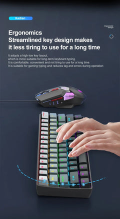 APAYADO™ 60% Mini Mechanical RGB Keyboard & Mouse Kit – Red Switches, 7200 DPI, Phantom RGB | FlipStylez LLC®