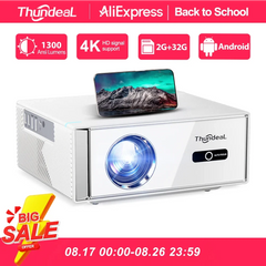 ThundeaL TD95W Android Projector Full HD 1080P WiFi 2K 4K Home Cinema Portable Smart TV Video Movie Meeting Led TD95 Projecter