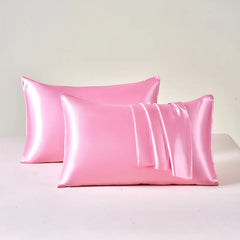 2pcs Satin Pillowcase for Skin and Hair, Satin Pillow Cases Set of 2