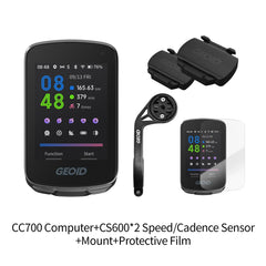 GEOID CC700 GPS Bike Computer 2.8-inch Color Screen Route Navigation Bicycle Speedometer WIFI Waterproof Cycling Odometer