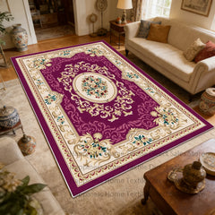 Persian Retro Large Living Room Sofa Carpet Antiskid Machine Washable Decoration Bedroom Large Size Rug Soft Parlor Luxury Mat