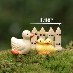 Animal Country Farm Fairy Garden Accessories Miniature Ornament Statue Figurines Landscape Bonsai Pot Dollhouse Terrarium Decor