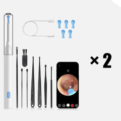 Generation-2,Visual Ear Wax Cleaner Camera Safe Earwax Removal Endoscope Ear Cleaning Tools Ear Care,Black,white styles,Hot sale
