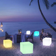 Luminous Cube Lamp Lawn Solar LED Outdoor Lighting Non Solar Lamp Outdoor Garden Decoration Outdoor Courtyard Light