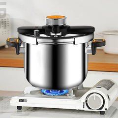 PGY 4L/6L/8L Stainless Steel Pressure Cooker Safety One-Hand Locking Olla de Presion Multi-Cooker for Gas & Induction Stove