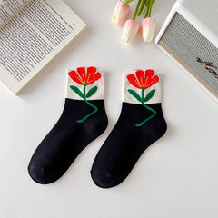 Ruffle Socks Women White Black Frilly Lolita Style Japanese Maiden Cute Kawaii Cotton Harajuku Princess Crew Socks Calcetines
