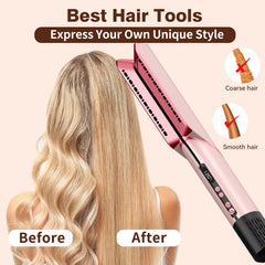 2 in 1 Hair Straightener & Hair Dryer Negative Ion Hair Straightener