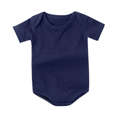 0-2Y Baby Bodysuit 80cm Girl 100% Cotton Summer Boutique Baby Clothes Boy Newborn Grey Green Purple Orange Plain White Rompers