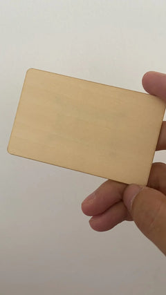 1pcs  12 colors wood 13.56mhz NFC Blank Bamboo black walnut cherry beech Wooden Membership Card NFC Contactless Business Card