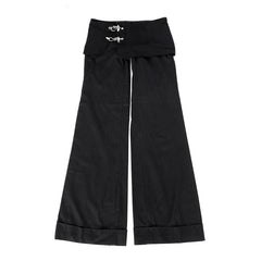 Women's Concise High Waist Flared Jeans Stretchy Slim Fit Casual Chic