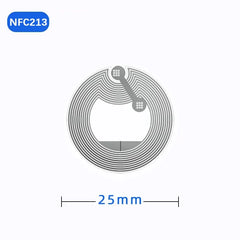 NFC chip sticker Ntag213 electronic tag iso shortcut command Touch sensor connect WIFI play music 213 tag sticker