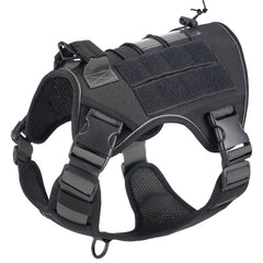 Tactical Dog Harness for Small Medium Large Dogs No Pull Adjustable Pet Harness Reflective Working Training Easy Control Vest