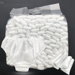 [Y]10x Disposable Underpants White Double Woven Paper Briefs  Unisex Underwear Drop