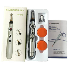 Electric Acupuncture Pen Pain Relief Biological Microelectric Pulse Pen Powerful Acupoint Massage Pen Beauty Health Care Tool
