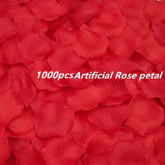 24/48 Pack Heart Shaped LED Tea Lights Candles with Artificial Rose Petals Romantic Night Decorations  for Wedding Anniversary