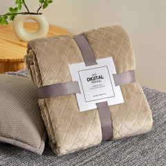 Winter Flannel Blankets For Beds 280GSM Faux Fur Coral Fleece Sofa Cover Microfiber Plush Fur Bedspread Plaid Blankets