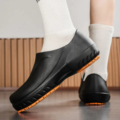 Four Seasons Anti-Slip Chef Shoes Workwear for KFC Restaurant Kitchen Hotel Oil Resistant Waterproof Cross-Border Work Shoes