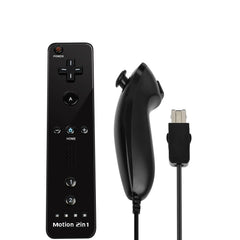 Controllers For Nintendo Wii 2 In 1 Left Right Controller Optional Motion Plus Set Game Remote Control Joystick Wireless Gamepad