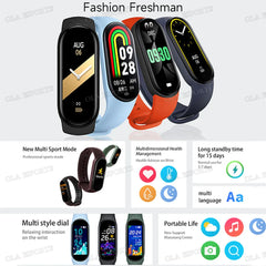 M9 Smart Watch Men Women Fitness Smart Bracelet Sports Band Heart Rate Blood Pressure Monitor Waterproof Multi-function Watches