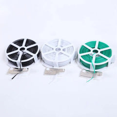 20/50/100m Garden Cable Ties Plant Climbing Lines Plant Twist Ties Power Wire Loop Tape Flower Plant Support Strap Tie