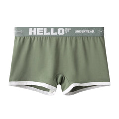 3pcs Set Womens Cotton Boyshorts 45-80kg Boxer Shorts Comfortable Underwear for Women Girl Student Breathable Soft Sexy Panties