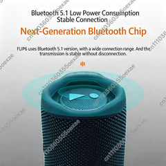 JBL F6 Portable Bluetooth Speaker IPX7 Waterproof Outdoor Stereo Bass Wireless Speaker