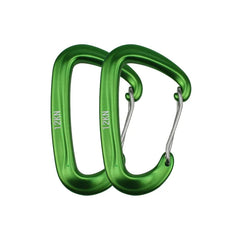 12KN Small Climbing Carabiner D-Shape Mountaineering Buckle Hook
