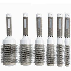6 Size Ceramic Ion Hair Brush Nano Hairbrush Thermal Ceramic Ion Round