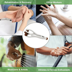 Finger Massager Solid Wood Finger Massage Roller Joint Massage Roller Acupoint Meridian 360 Roller Finger Massager Promote Blood