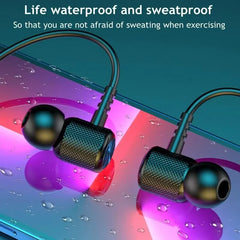 9D BT Earphones Wireless Headphones Magnetic Sport Neckband Neck-hanging TWS Earbuds Wireless Blutooth Headset with Mic